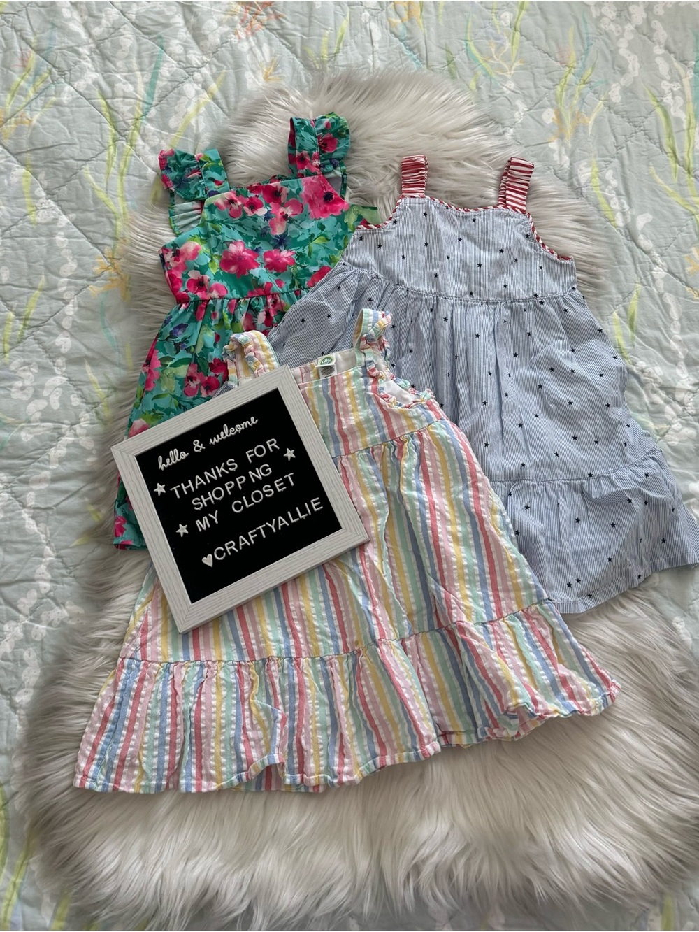 Girls 2T Dress Lot | Little Me, Cat & Jack, & Counting Daisies
